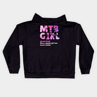 mtb girl Kids Hoodie